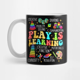 Retro Play Is Learning Kindergarten Teacher Daycare Mug